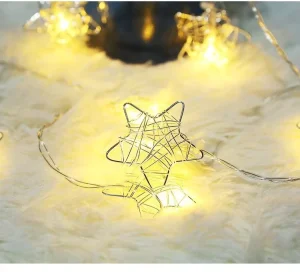 1.5m 3m 10led 20led Star Fairy Light Decorative String Lights for Room Mother’s Day Valentine’s Day