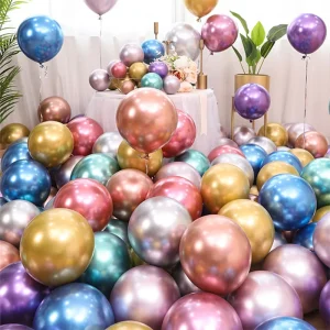10-100 Pieces Latex Balloon Gold Silver Chrome Wedding Decoration White Black Macaron Birthday Party Supplies 10 12 Inch