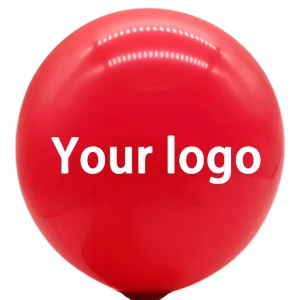 10 12 18 36 Inch Latex Inflatable Balloons Round Shape Giant Matte Balloons for Party Decoration with logo Custom