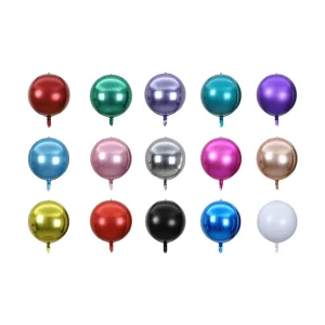 10 15 Inch Nylon 4D Foil Balloon Birthday Wedding Christmas Balloon Party Decoration Graduation Celebration Balloon Supplies