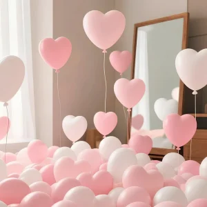 10 Inch Macaron Heart Balloons Romantic Love Set Proposal Birthday Wedding Party Decoration Emulsion Material for Children