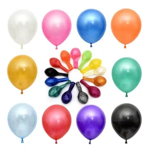 10 Inch Thick Pearl Like Colored Pearlescent Balloons Metallic Wedding Birthday Back to School Party Decorations