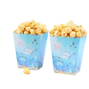 10 PCS Microstar Teen Boy Party Popcorn Candy Boxes Happy Birthday Party Supplies Portable New Arrival Paper Indoor Decorations