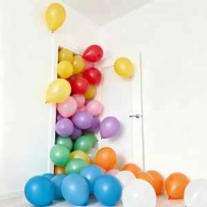 100 PCS Thickened Balloons Assorted Colors for Kids Birthday Rainbow 12 Inches Colorful Party Decorations Latex Party Balloons