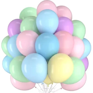 100 Pieces 12 Inch High Quality Party Decoration Mix Color Macaroon Globos Macaron Pastel Latex Balloon Pack of 100