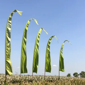100% Polyester Feather Bali Flag Custom Large Flying Decoration Colorful Banner for Outdoor Bali Festival Flag