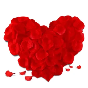 1000 Pieces of Wedding-themed Artificial Rose Petals for Wedding Room Decoration and Setup Wedding Decoration Flowers