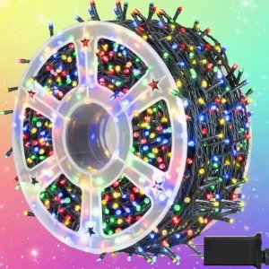 1000LED Christmas Lights 30m Extra Long Waterproof Remote Control 8 Lighting Modes Color Changing for Wedding Party