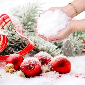 1000g Artificial Snow Decorations for Christmas Pine Tree Winter Decor and Seasonal Events