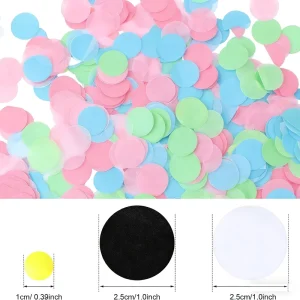 100g Mini Packing Personalized Confetti Ball Push Popcorn Fillers Custom Size Color Shape Packaging for Celebration Party Event