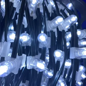 100m 1000 LED Crystal Garland Clip, Commercial-Grade Waterproof Outdoor Festoon Lights