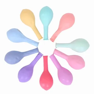 100pcs 10Inch Macaron Candy Colored Latex Balloons Round Wedding Birthday Party Layout Rubber Balloons for Anniversary Christmas