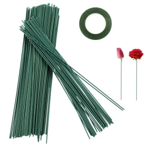100pcs Floral Wire for DIY Flower Arrangement Creative Florist Accessories for Mother’s Day and Christmas Decorations