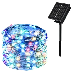 10M 100LEDs AC 220V 110V Waterproof LED String Light 8 Color Festoon Lamps for Garden Party Wedding Christmas Decoration Outdoor