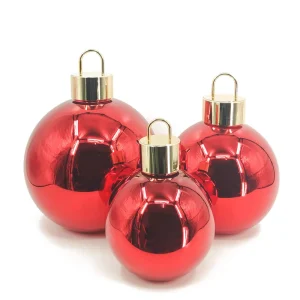 10cm 12cm 15cm 20cm 25cm 30cm LED Glass Christmas Ornament Balls