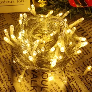 10m 100 Led Fairy String Lights Outdoor Christmas Holiday Decorative Lighting
