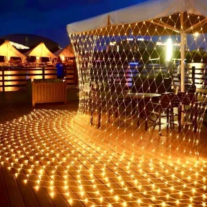 10m x 8m IP65 Warm White LED Mesh Decorative Light for Outdoor Party and Holiday Decoration