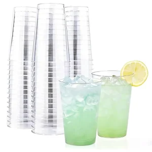 10oz PS 300ml Tumblers Disposable BPA Free Wedding Printed Logo Custom Tableware Shot Glass Modern Party Drinkware