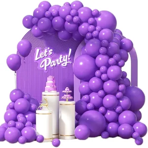 110pcs Thickened Birthday Themed Latex Solid Color Balloon Set Wedding Atmosphere Decoration