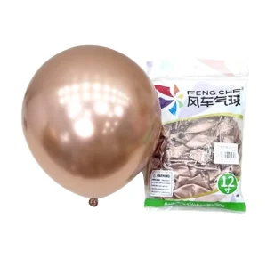 12″ Chrome Metallic Color Latex Balloons Happy Wedding Valentine’s Day Christmas Party Decoration Globos Ballon
