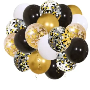 12 Inch 35pcs Multicolor Assorted Colors Latex Balloons Party Balloons for Baby Shower Festival New Year Christmas Holiday Decor
