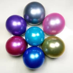 12 Inch Chrome Metallic Rose Gold Silver Lime Green Latex Balloons Party Decoration Champagne Lilac EN71 Certified Eco Friendly