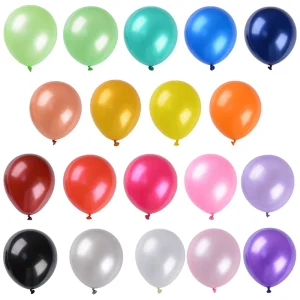 12 Inch Latex Balloon Chrome Pearl Matte Helium Balloons for Birthday Wedding Arch Background Party Decorations