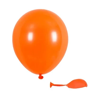 12 Inch Orange Pearl Color Round Shape Party Decoration Latex Metallic Balloons