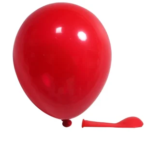 12 Inch Valentine Day Theme Party Decoration Red Color Biodegradable Latex Balloon