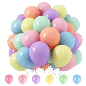 12″ Pastel Macaron Valentines Birthday Diwali Baby Shower Bridal Wedding Favors Party Decoration Supplies Theme Latex Balloon