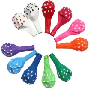 12″ Printed Latex Balloons Polka Dot Design Party Decoration Single Unit Zhanhong ZH20260423 300g bag Advertising Toy