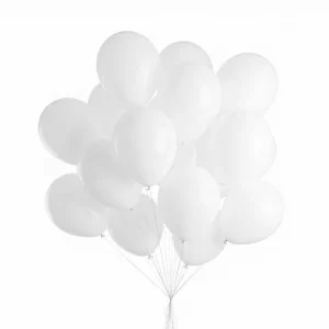 12 inch Matte White Baby Adult Happy Wedding Birthday Christmas Decorative Party Supplies Favour Round Latex Balloon Ballon