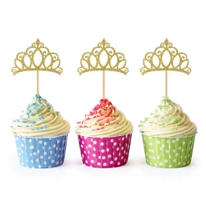 12Pcs High Quality Cake Toppers for Dessert Table Decoration Good Luck Love Card for Christmas Graduation Easter Parties Wedding