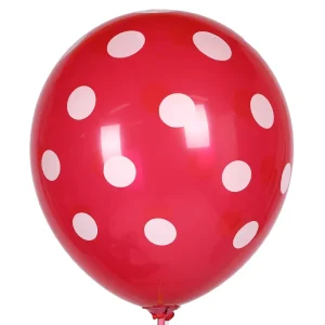 12inch 2.8g Polka Dot Balloons Colorful Round Dots Thick Latex Balloons Printed Balloons for Wedding and Party Decoration