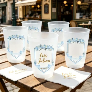 12oz 14oz 16oz Plastic Goblets for Wedding 1oz/2oz and Disposable Plastic Liqueur Juice Glass Wedding Reception Event
