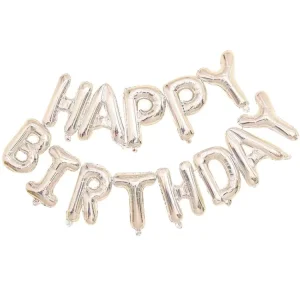 13pcs Happy Birthday Decoration Balloons Rose Gold Letter Foil Ballons Birthday Party Decorations Globos