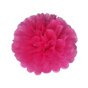 14 Inches Tissue Paper Biodegradable Flower Lanterns New Year Celebration Indoor Outdoor Decor Pom Poms