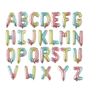 16 32 40 Inch Single Letter A Z Alphabet Balloon Birthday Valentine Day Party Decoration Helium Balloon