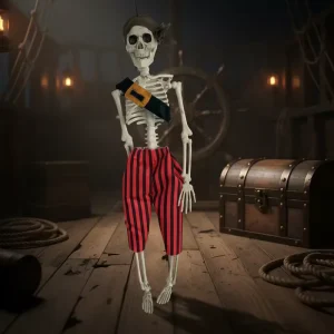 16″ Halloween Hanging Pirate Clown Bride Groom Skeleton Props ARW22 125 MODEL for Party Wall Decorations Decoration
