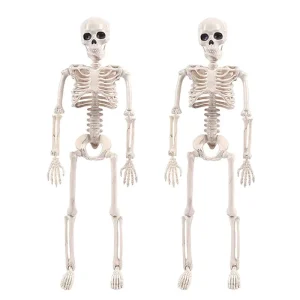 16 Inch Halloween Skeleton Ornament Creepy Hanging Toy for Atmosphere Party Decorations for Haunted House