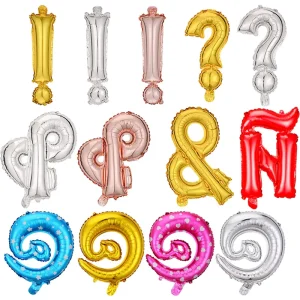 16 Inch Special Symbol Balloon with Question Mark Exclamation Mark for Christmas Halloween Birthday Party Decorations