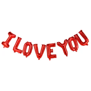 16-inch Balloon LOVE Set Aluminum Film Balloons for Valentine’s Day and Wedding Decoration Complete Set for Love-themed Wedding