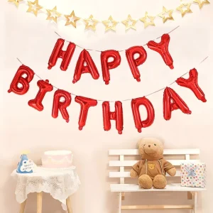 16-inch Colored Aluminum Foil Balloons Festival Atmosphere Birthday Happy Balloons Set Birthday Decoration Balloons