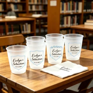 16 oz Custom Printed Logo PP Frosted U Shaped Plastic Cup 500ml 700ml Disposable Matte U Cup for Wedding Banquet Party Boba Tea