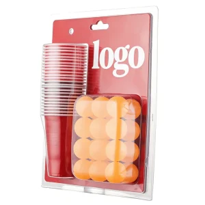 16oz Red Plastic Disposable Party Cups Custom Food Grade PP Beer Pong Cups For Birthday Party Bar Outdoor Events