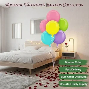 17 Inch Macaron Color Heart shaped Foil Balloon Factory Balloons for Birthday Wedding Party Easter Decoration Balloons