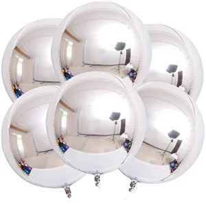 18 Inch Aluminum Round Shape Balloon Big Happy Birthday Wedding Christmas Party Decorations 4D Foil Mylar Balloons