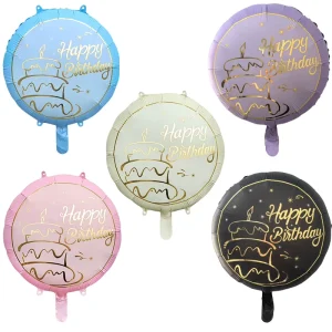18 Inch Eco Friendly Recyclable Birthday Party Foil Balloons Durable Aluminum Film Material Holiday Party Supplies Helium