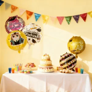 18 Inch Graduation Balloon With Hanging Hole Foil Balloon Theme Party Supplies for Back to School Decoration Balloons