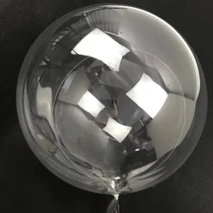 18 Inch Luminous Transparent PVC Single Bobo Bubble Balloons Christmas Wedding Birthday Party Decorations Helium